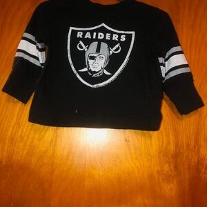 𝅺Infant kid nfl las vegas raiders tshirt 6-12 month